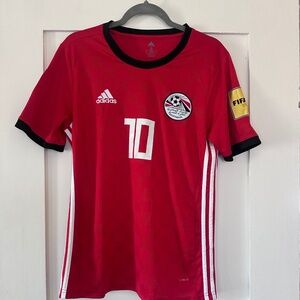 Adidas Mohamed Salah #10 Egypt World Cup Russia 2018-19 home soccer jersey